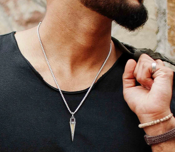 Religious Charm Necklace symbolizes faith and spirituality