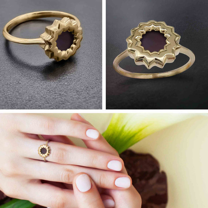 Gold Nano Bible Ring With The Complete New Testament - My Nano Jewelry
