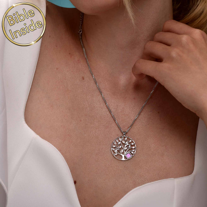 Silver Chain Tree | The Complete New Testament Tree Of Life Necklace - My Nano Jewelry