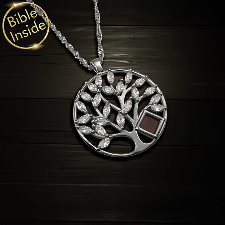 Tree Pendant Silver | The Complete New Testament Tree Of Life Necklace - My Nano Jewelry
