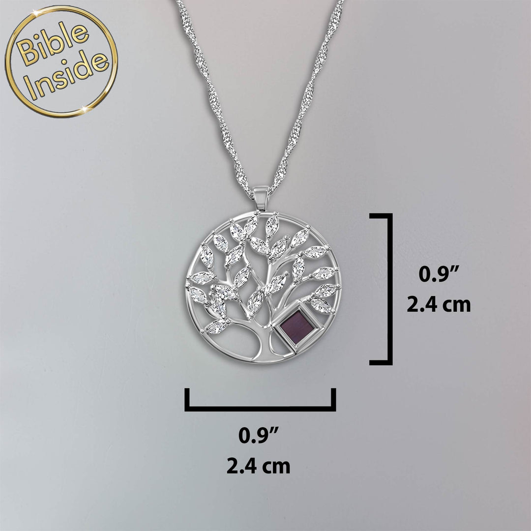 Silver Tree Necklace | The Complete New Testament Tree Of Life Necklace - My Nano Jewelry