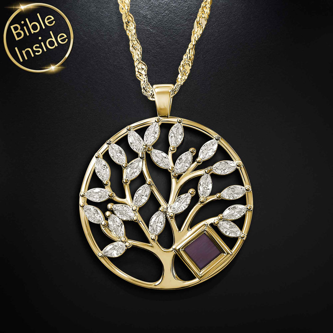 Bible Verses Necklace With The Nano Bible - My Nano Jewelry