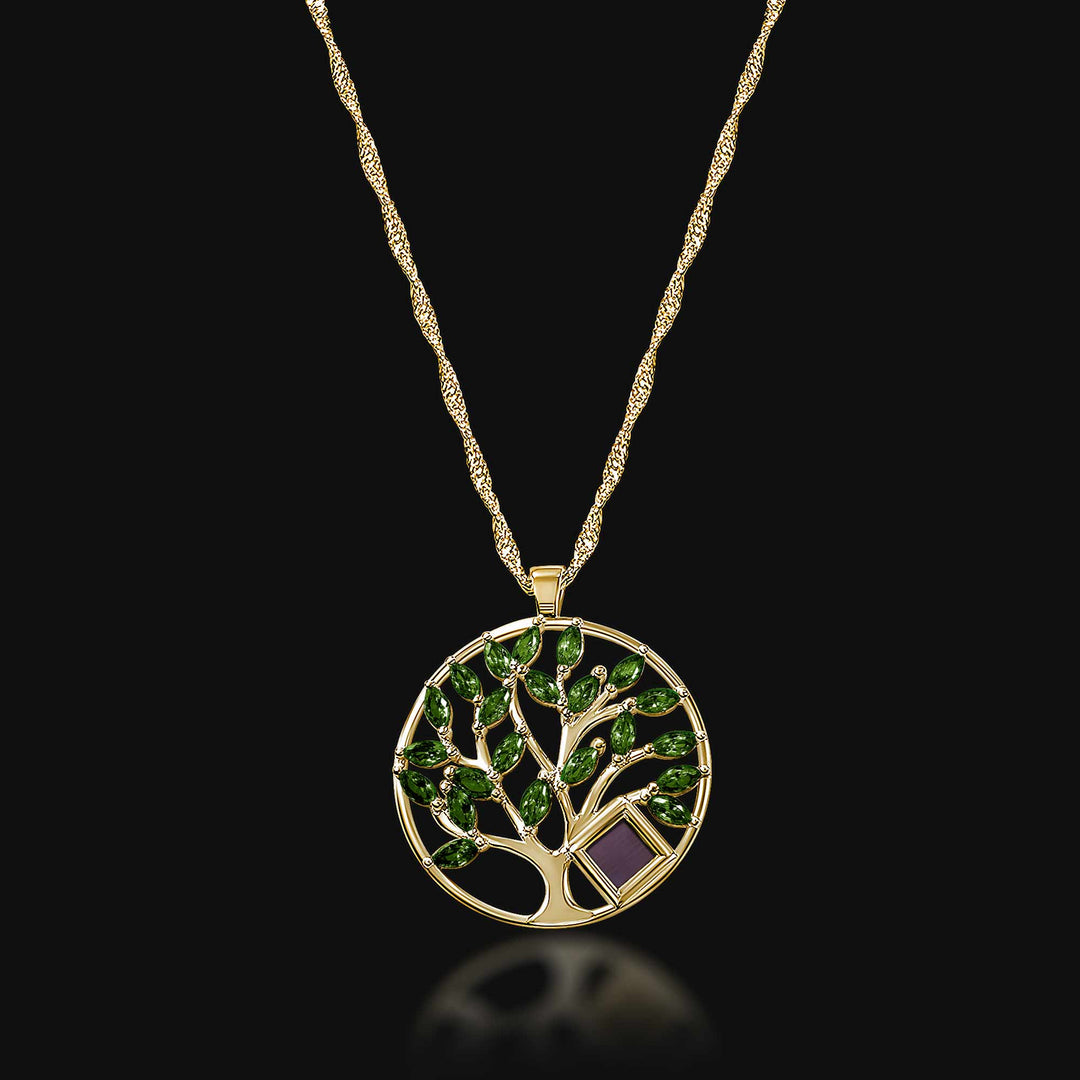 Biblical Verses Necklaces | Tree Of Life Ith The Nano Bible - My Nano Jewelry