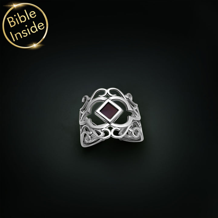 Bible Scripture Rings - With The Complete New Testament - My Nano Jewelry