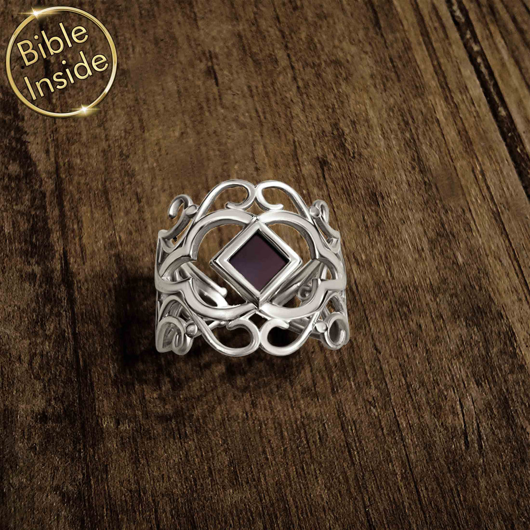 Biblical Ring - With The Complete New Testament - My Nano Jewelry