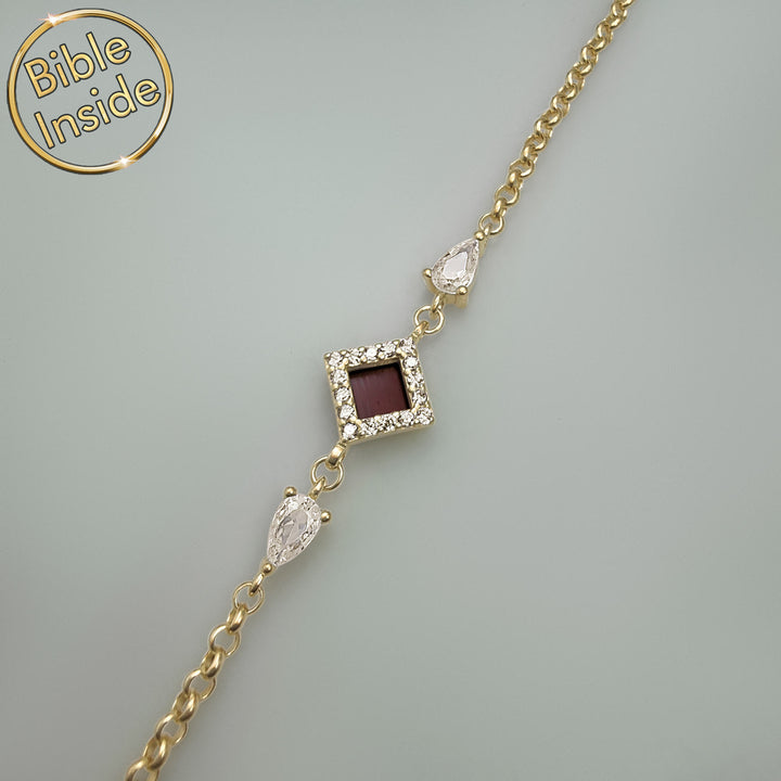 Bible Quote Wristband With The Nano Bible - My Nano Jewelry