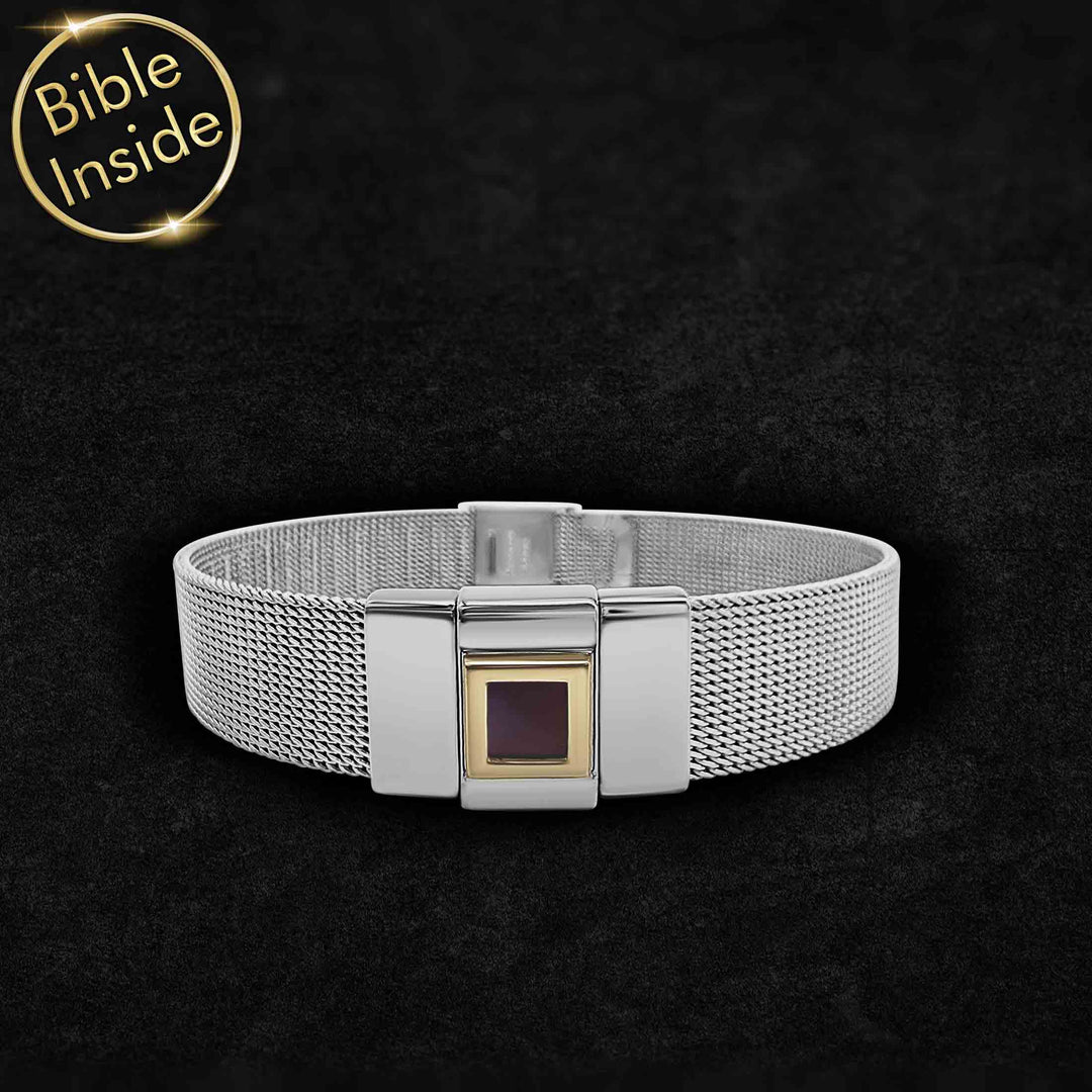 Christian Mens Bracelet - The Entire Bible In One Jewelry - My Nano Jewelry