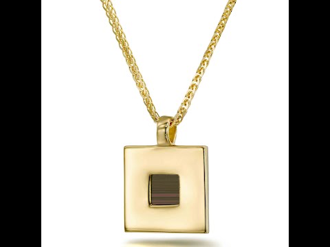 Square Bible Pendant With Nano Bible - Nano Jewelry