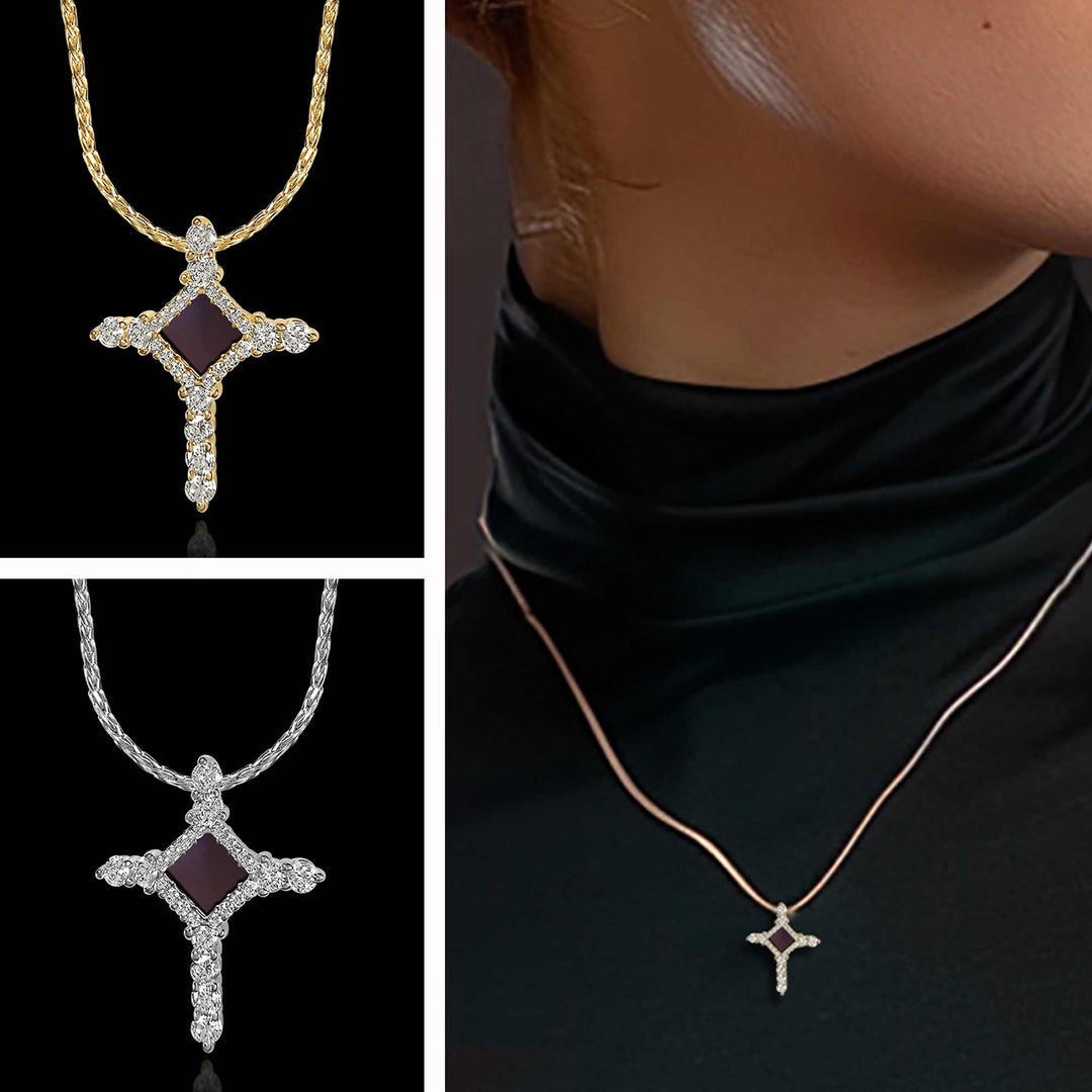 Christianity Necklace: Cross With Nano Bible - My Nano Jewelry