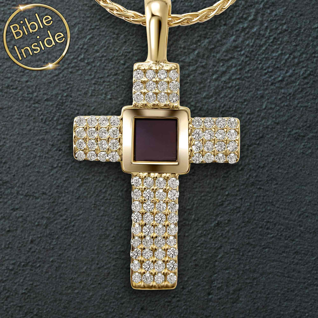 Bible Scripture Jewelry Cross Necklace - My Nano Jewelry