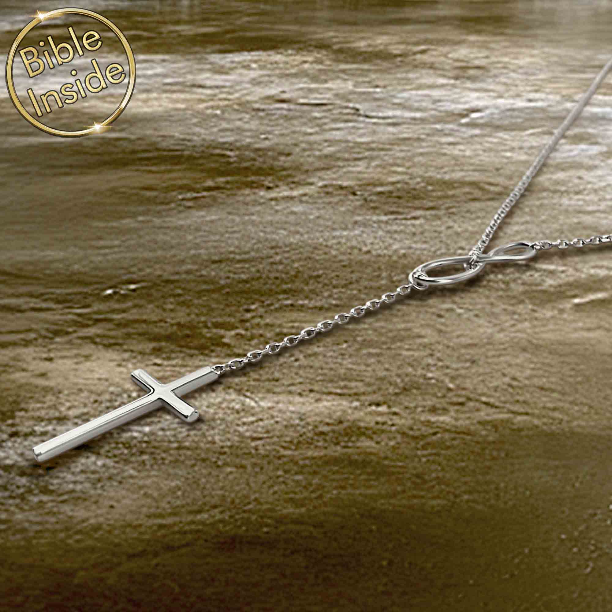 Infinity Cross Necklace: Symbolic Harmony - Nano Jewelry