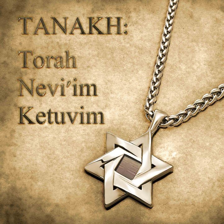 Jewish Star With The Nano Bible - My Nano Jewelry
