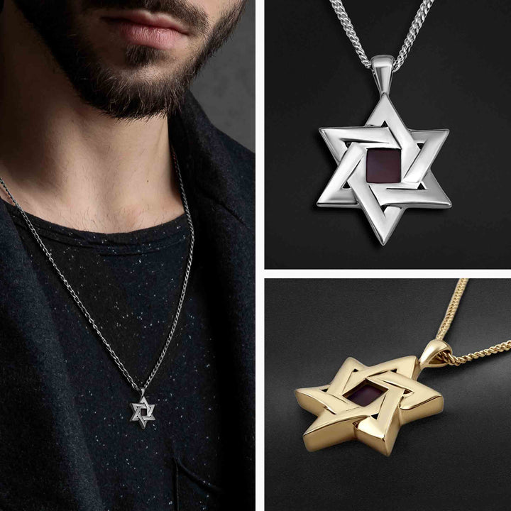 Star Of David Necklace With The Nano Bible - Nano Jewelry