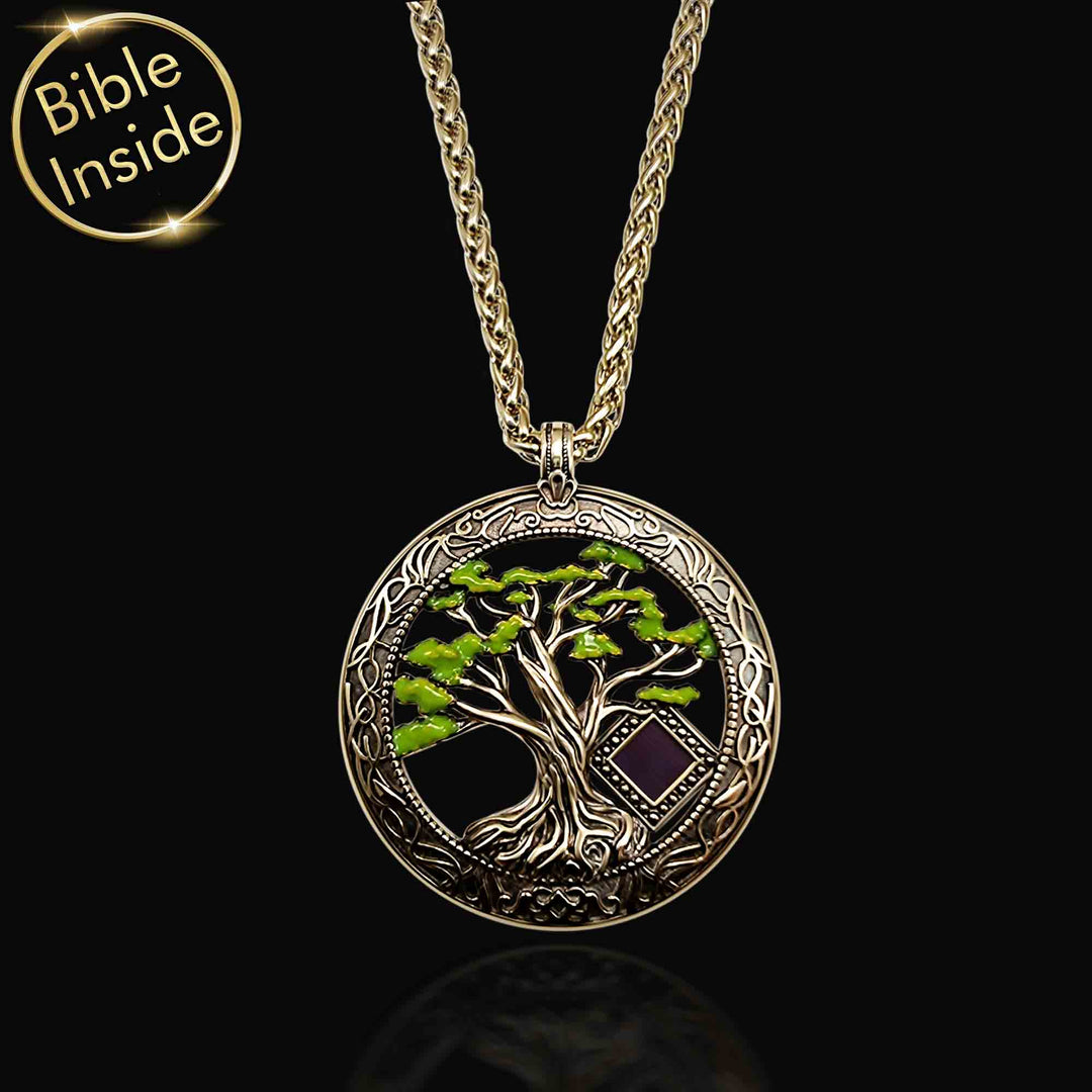 Celtic Tree Of Life Jewelry With Nano Bible - My Nano Jewelry