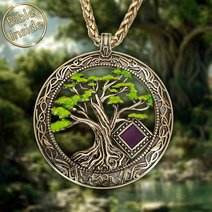 Jewelry Necklace Tree With Nano Bible - My Nano Jewelry