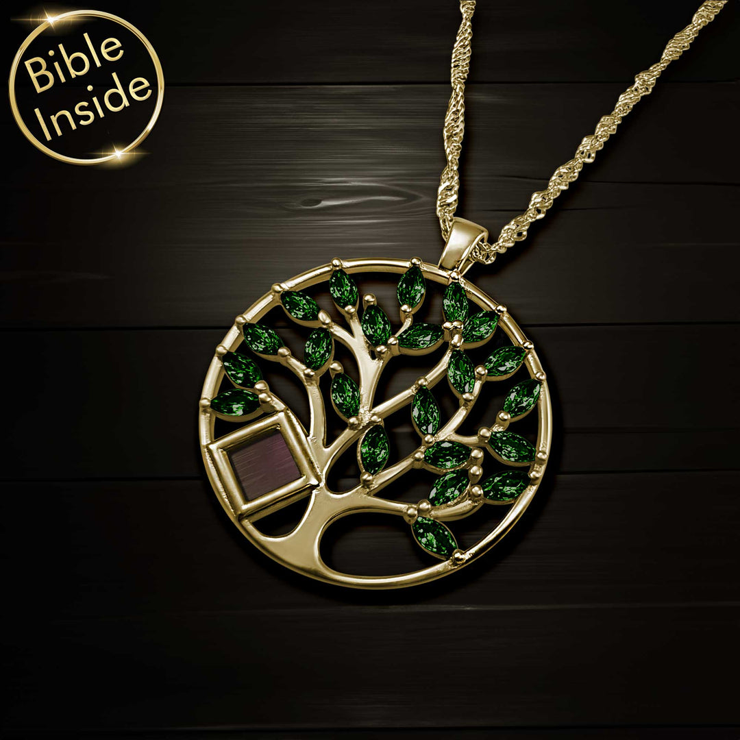 The Tree Of Life Pendant With The Nano Bible - My Nano Jewelry
