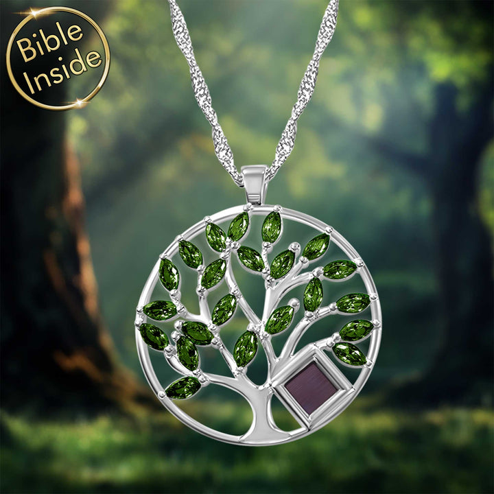 Tree Pendant With The Nano Bible - My Nano Jewelry
