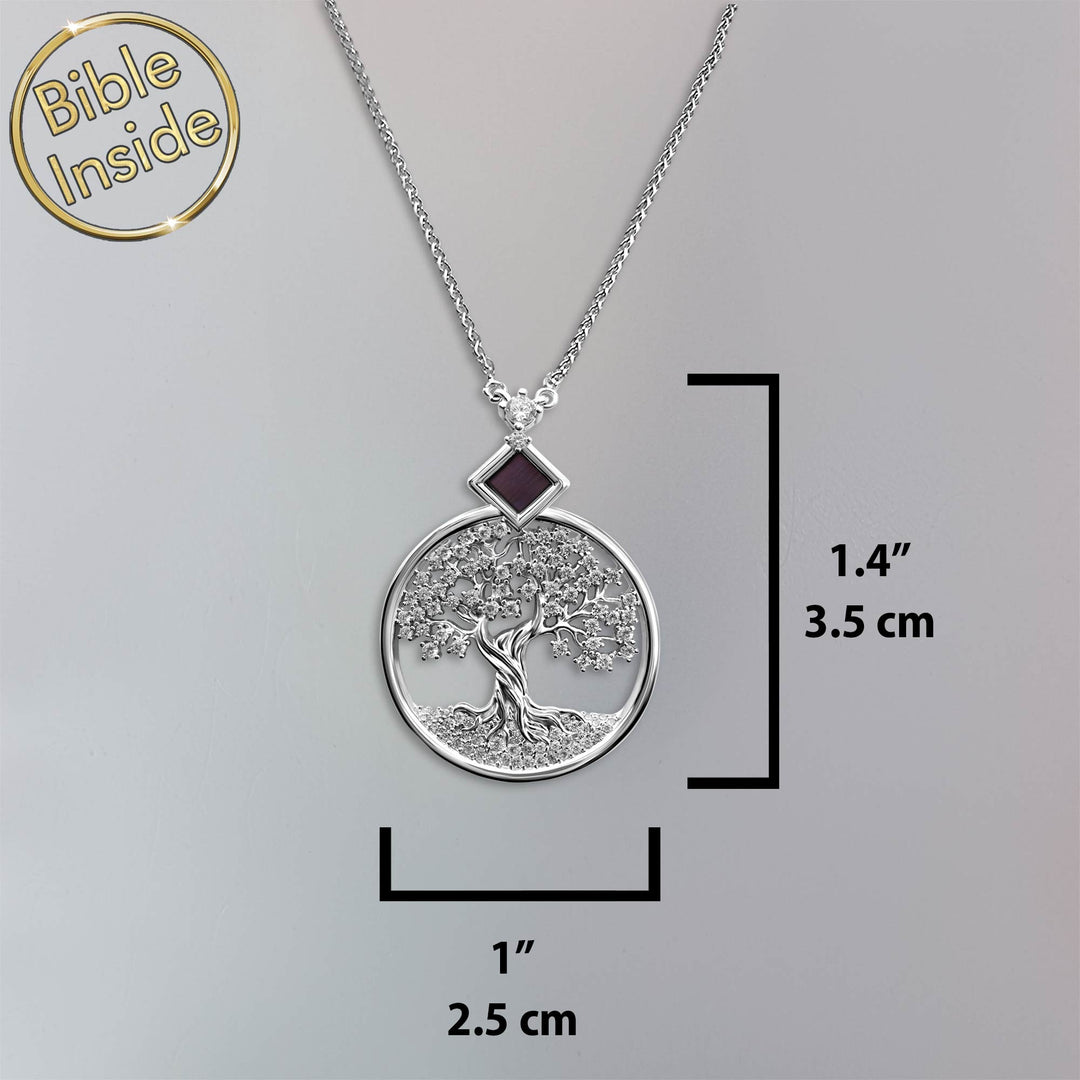 Anniversary Jewelry For Her With Nano Bible - My Nano Jewelry