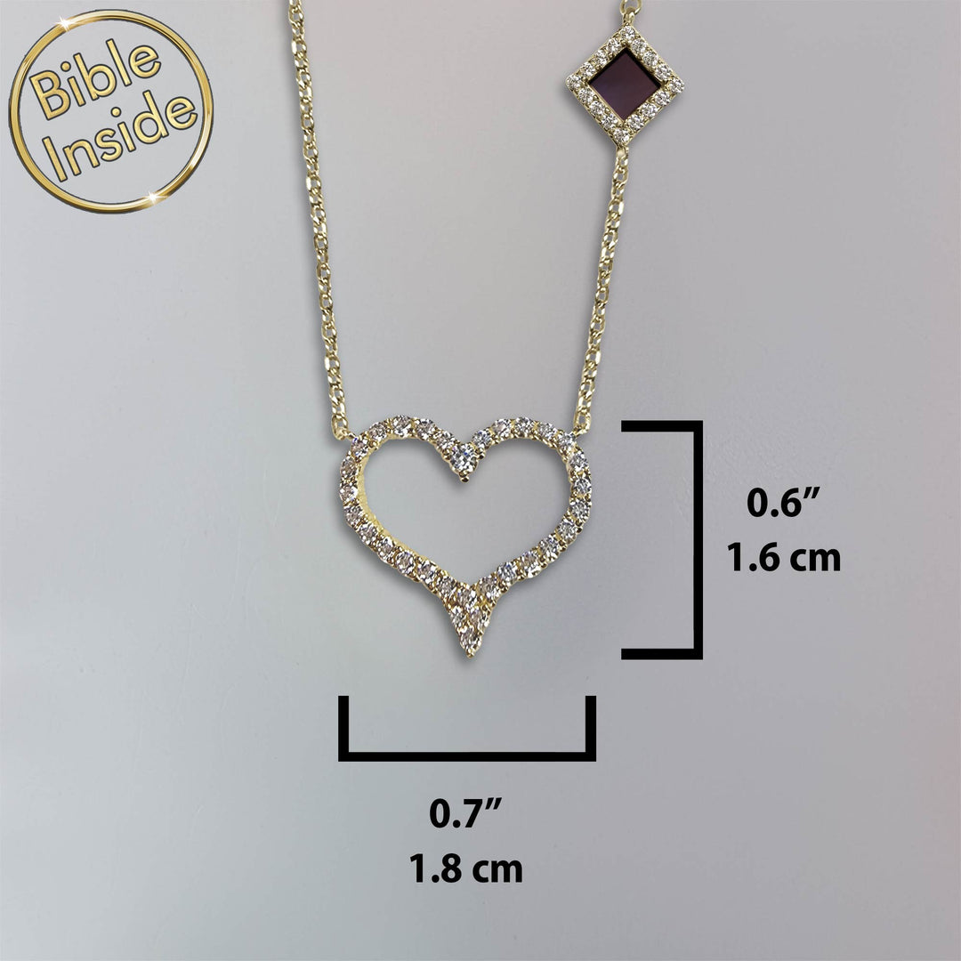 Christian Pendant Necklace With The Nano Bible - My Nano Jewelry