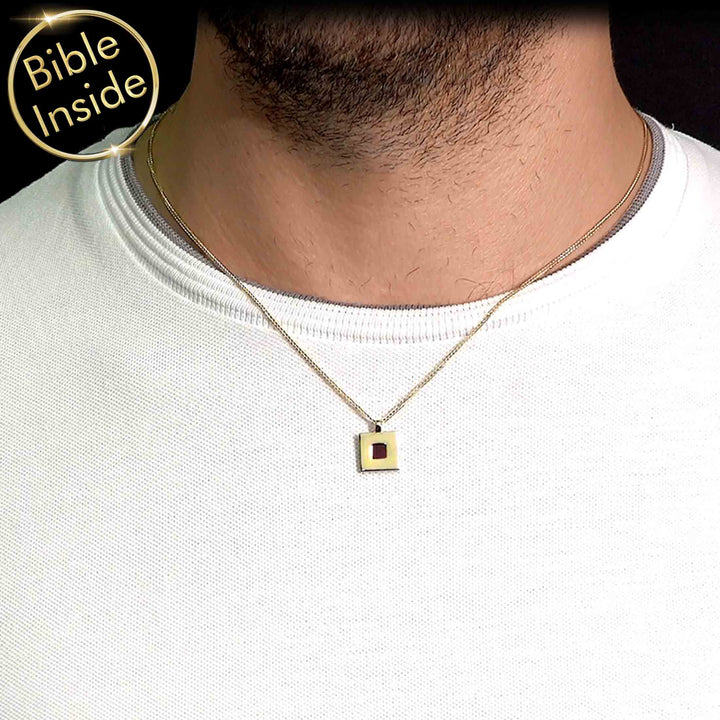 Mens Christian Jewelry With The Nano Bible - My Nano Jewelry