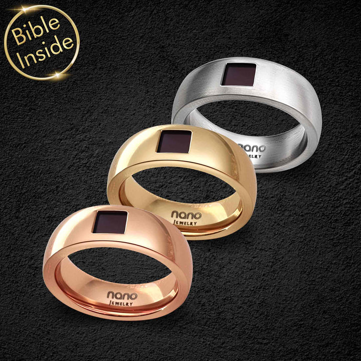 Religious Rings - The Entire Bible In One Jewelry - My Nano Bible Jewelry