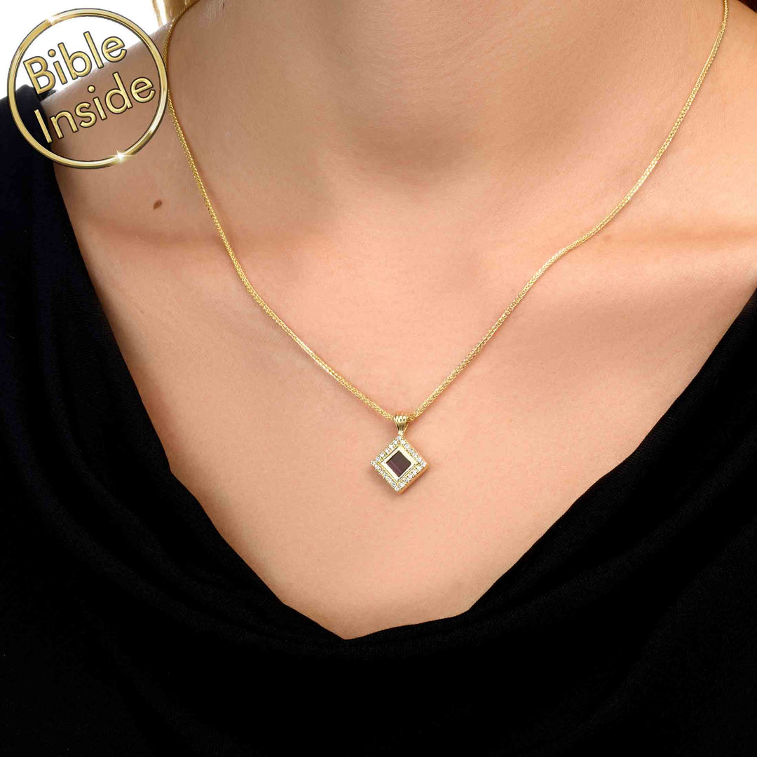 Entire Bible On Scripture Necklace With The Nano Bible - My Nano Jewelry
