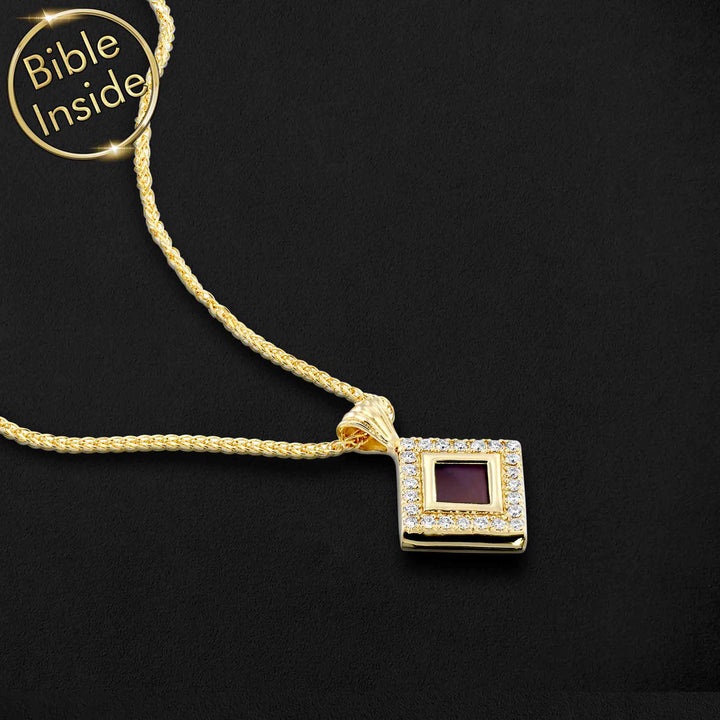 Bible Pearl Scripture Necklace With The Nano Bible - My Nano Jewelry