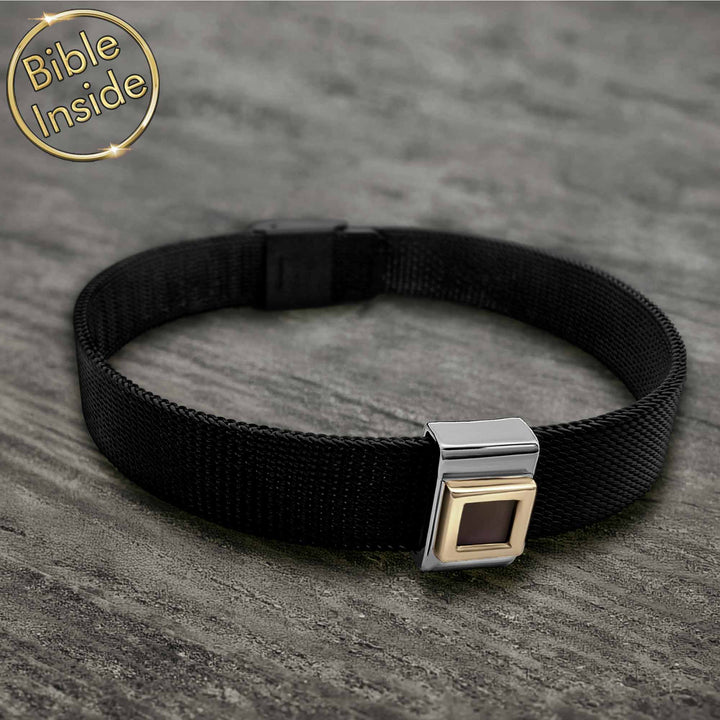 Christian Wrist Bands With Nano Bible - My Nano Jewelry