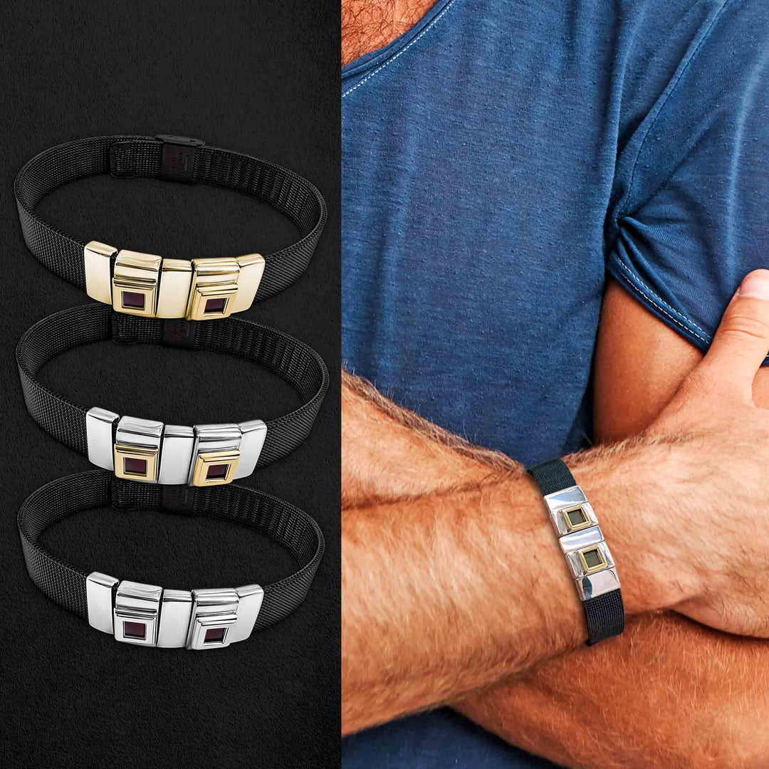 Men's Christian Bracelets With Nano Bible - Nano Jewelry
