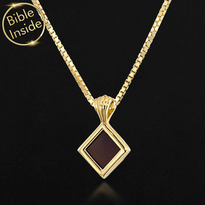 Christian 14K Gold Necklace Bible Inspired Design - My Nano Jewelry