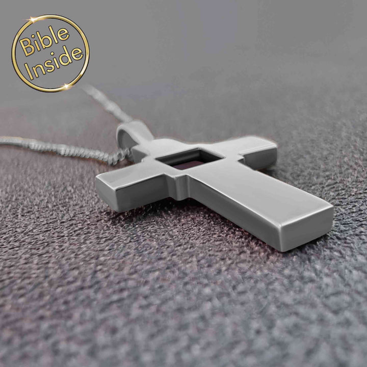 Cross Jewelry Necklace With The Entire Bible - My Nano Jewelry