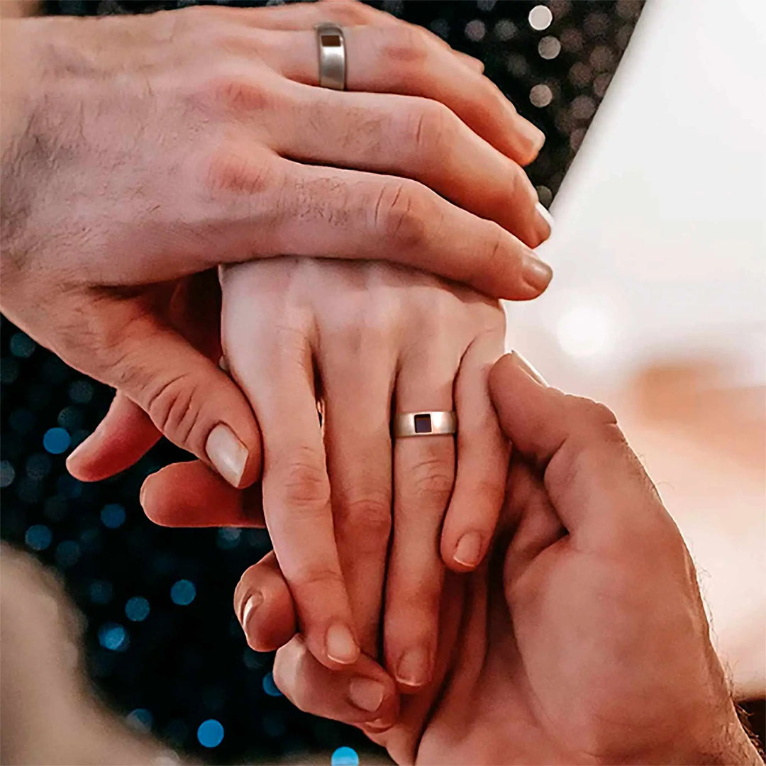 Religious Wedding Rings With The Entire Bible - My Nano Jewelry