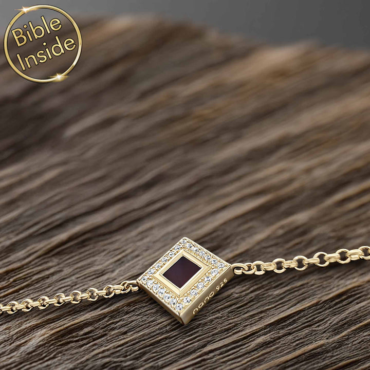 Best Valentine gift for wife with New Testament microchip bracelet
