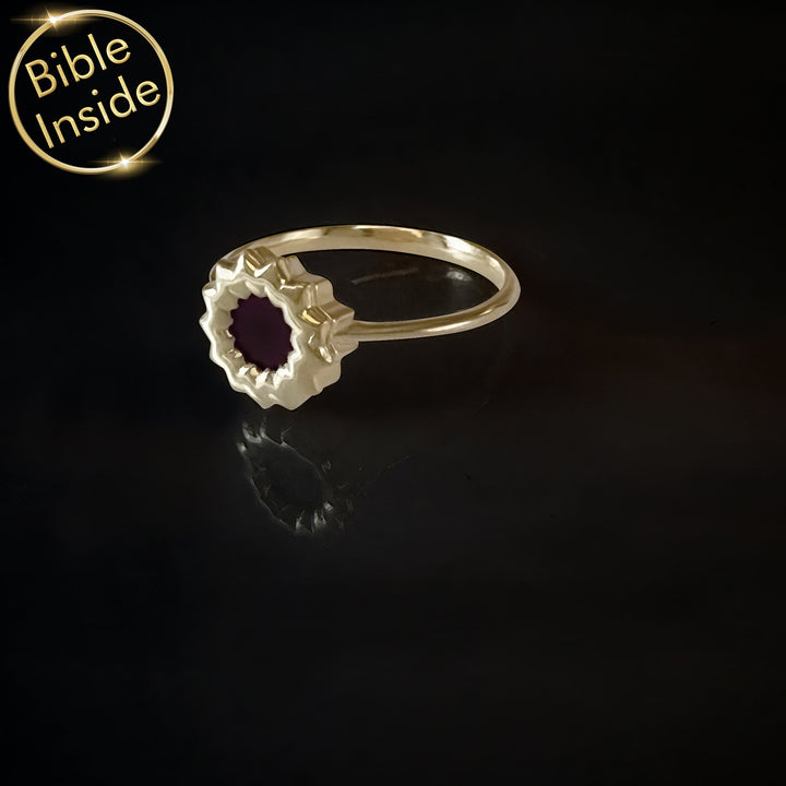 Ring Bible Verse With The Complete New Testament - My Nano Jewelry