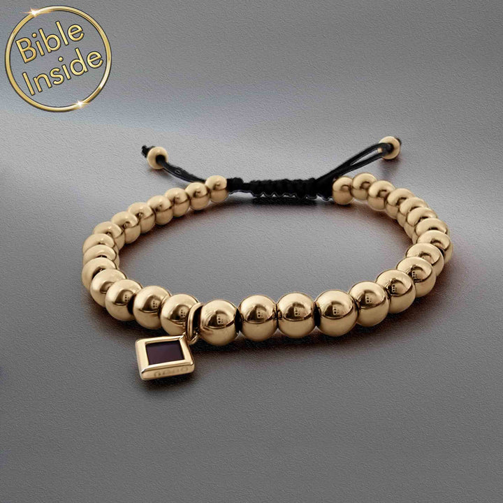 Christian women's bracelet Bible verses gifts in gold finish