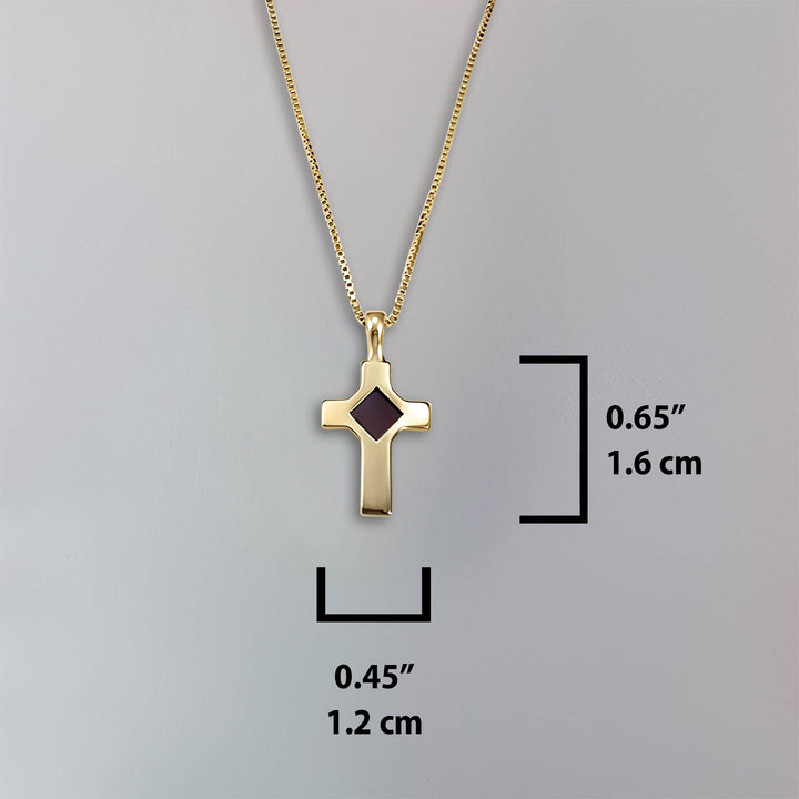 Cross pendant biblical gift necklace for Christian women daily wear
