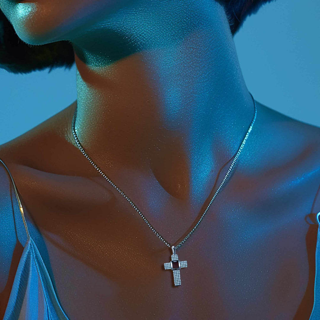 Nano Jewelry Israel Cross Necklace - My Nano Jewelry