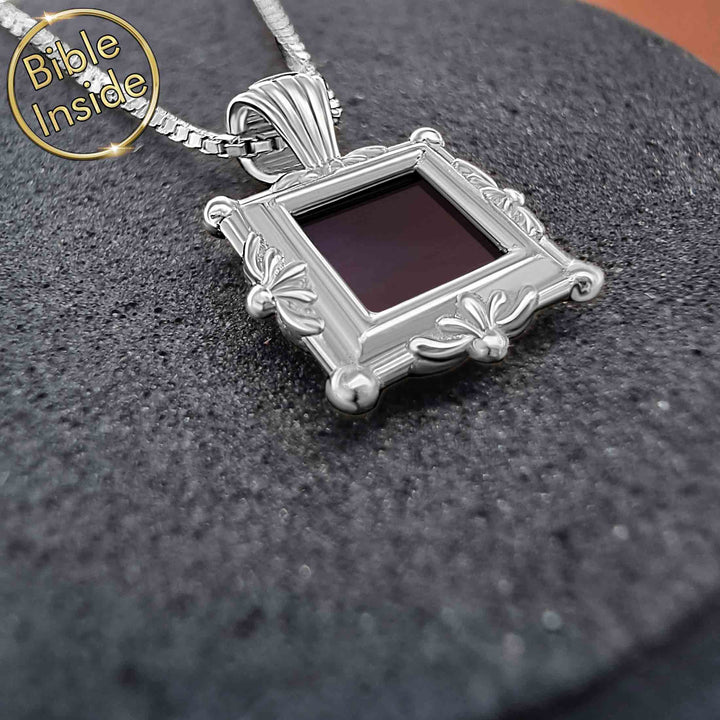Biblical necklace with micro Bible technology – My Nano Jewelry