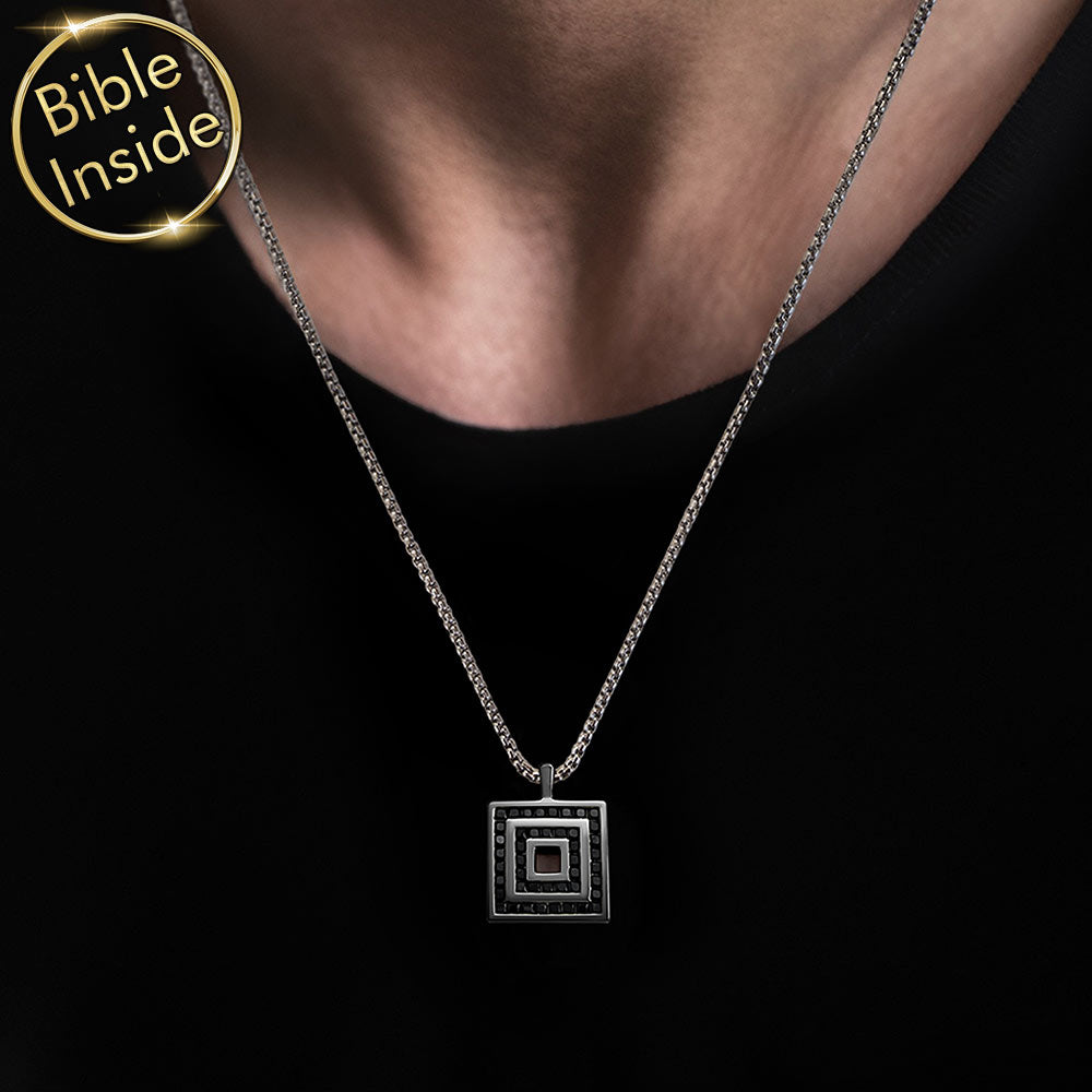 Bible necklaces with elegant square design – My Nano Jewelry