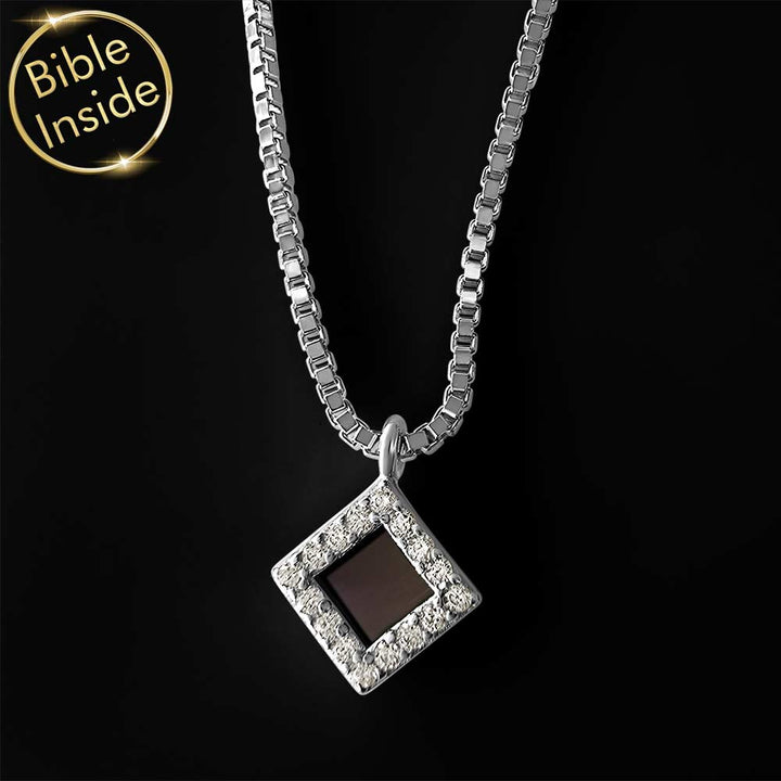 Biblical jewelry gift for women with innovative microchip design