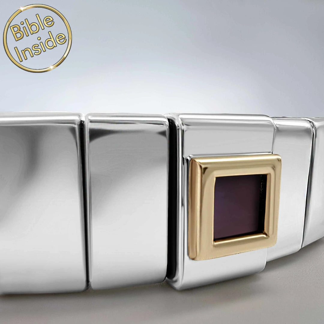 Bible verses bracelet for boys - durable Christian accessory with New Testament