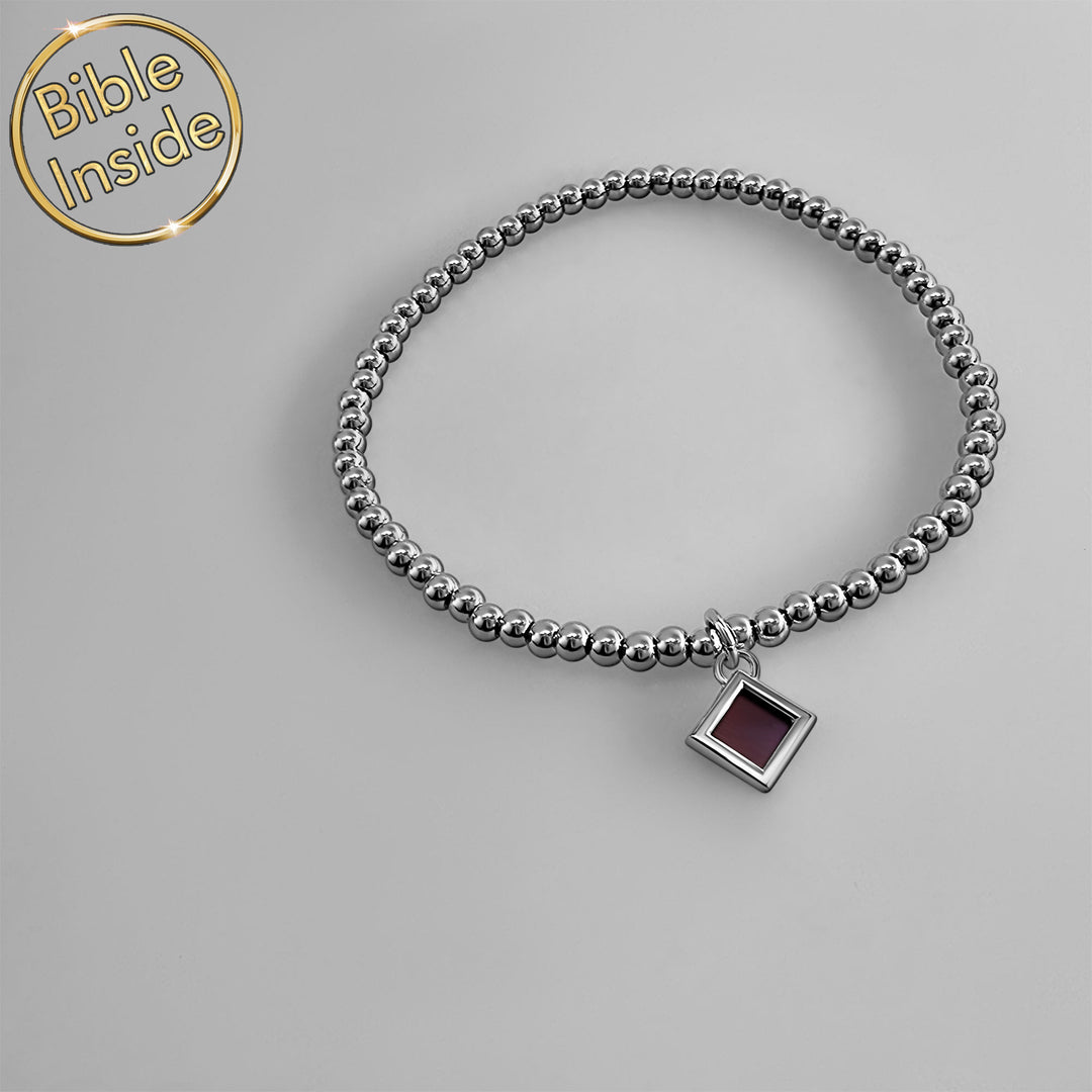 Bible Bead Bracelet - With The Complete New Testament - My Nano Jewelry