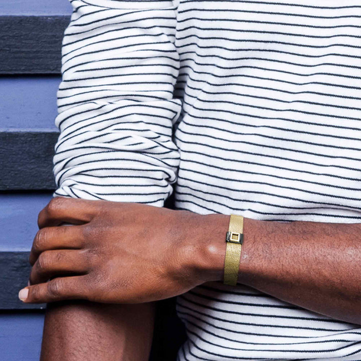 Gold Knox bracelet with Biblical microchip - perfect Christmas present for Christians