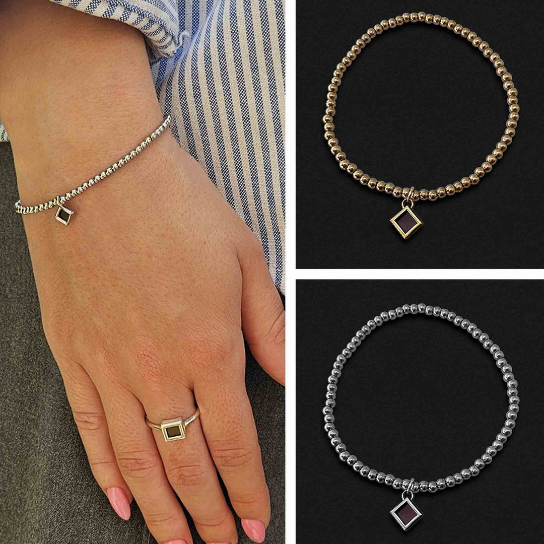 Christian gifts for Christmas - elegant Bubble-3 bracelet with New Testament nano chip inside