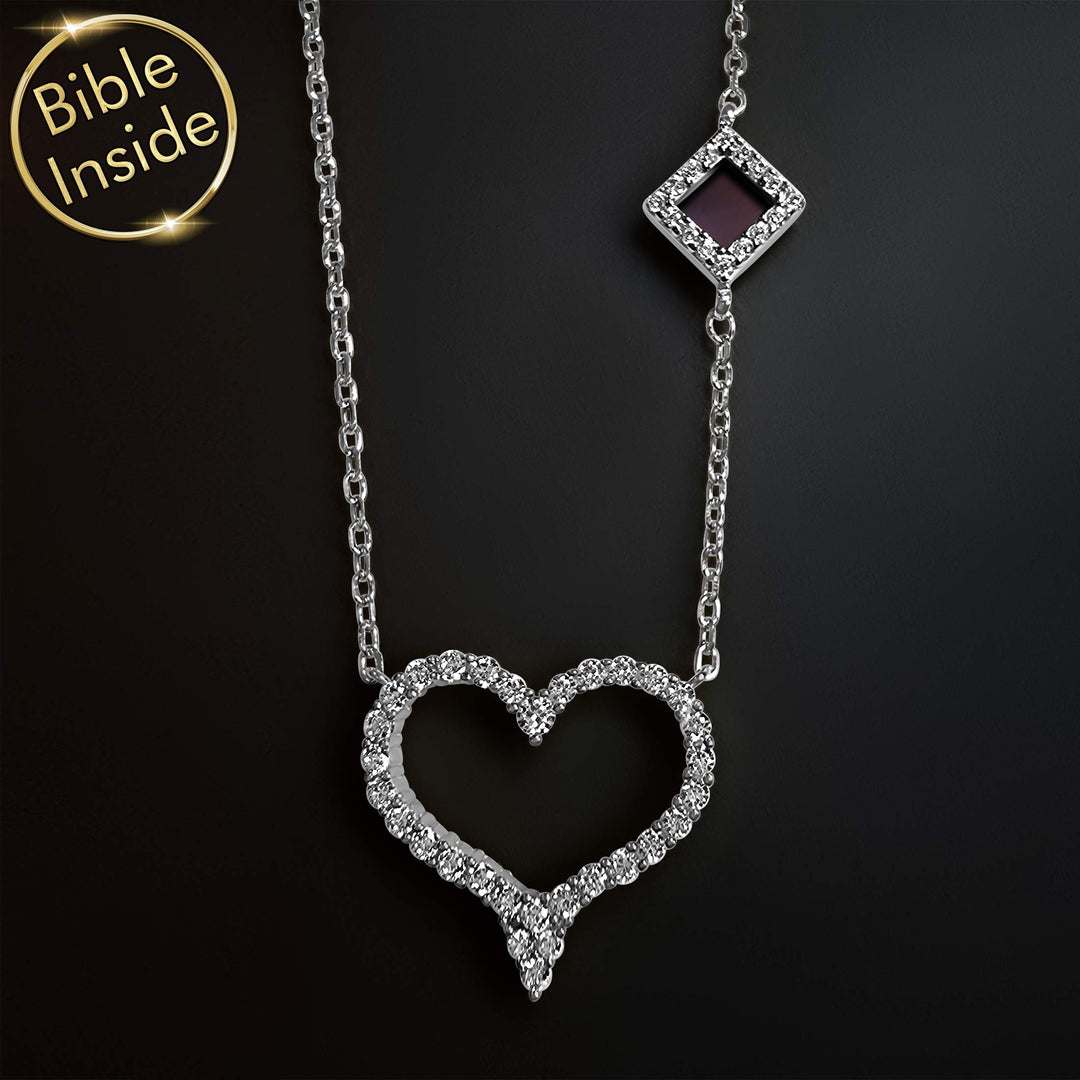 Heart necklace Christian Jewelry for Women – My Nano Jewelry