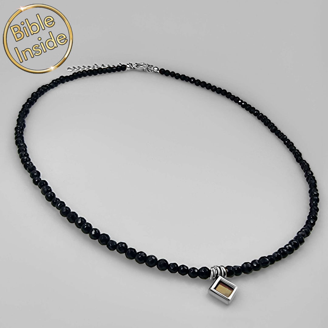 Terra Onyx necklace – unique jewelry for Christians by My Nano Jewelry