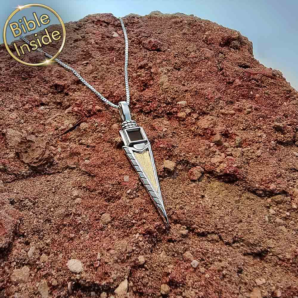 Mens Christian jewelry arrow necklace – My Nano Jewelry