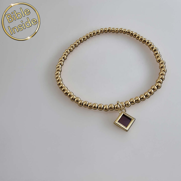 Bubble-3 design positive Christian bracelet – unique faith jewelry for women