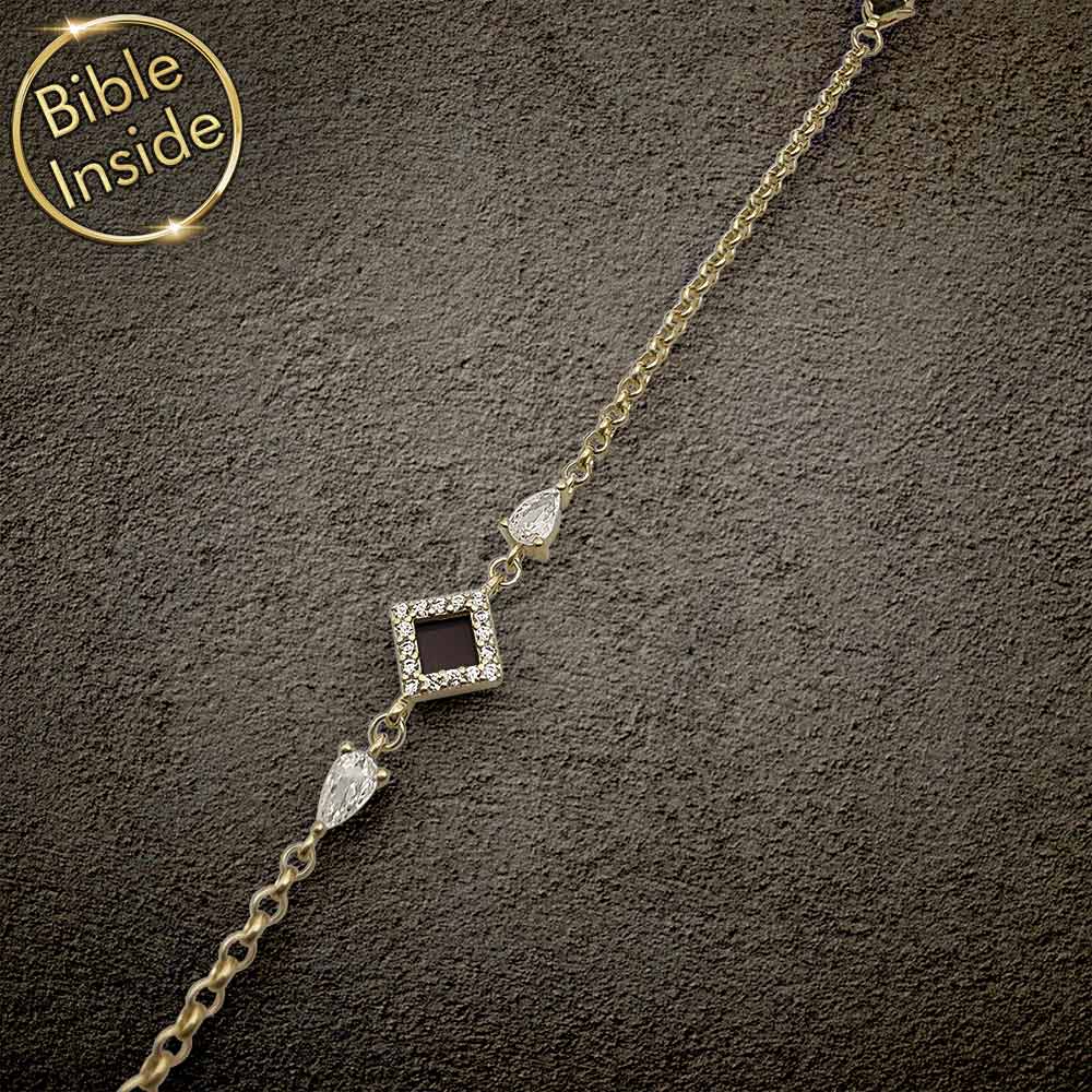 Handmade jewelry for Christians with New Testament nano chip technology