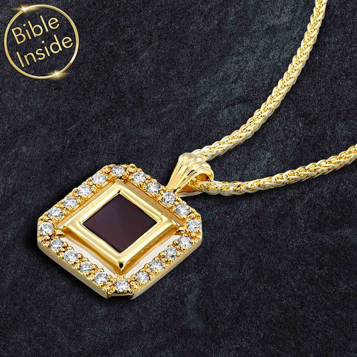 Women's Biblical Christmas gift with elegant Y-chain design